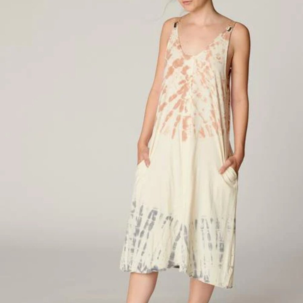 Errant Calder Swing Dress - Fossil Wash